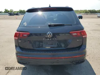2023 Volkswagen Tiguan SE R-Line Black with VIN 3VV8B7AX3PM141106, listed as a Copart auction lot 62381835 with 18,153 mi miles and Salvage title. Bid and sale history available at DreamBid. Image 6.