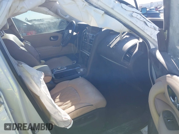 2021 Nissan Armada Platinum with VIN JN8AY2DA4M9371454, listed as a IAAI auction lot 41685753 with 1 mi miles. Bid and sale history available at carsss.com. Image 5.