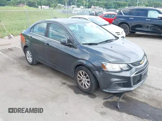 2017 Chevrolet Sonic LT with VIN 1G1JD5SH4H4116646, listed as a IAAI auction lot 42611384 with 129,964 mi miles and . Bid and sale history available at DreamBid. Image 1.