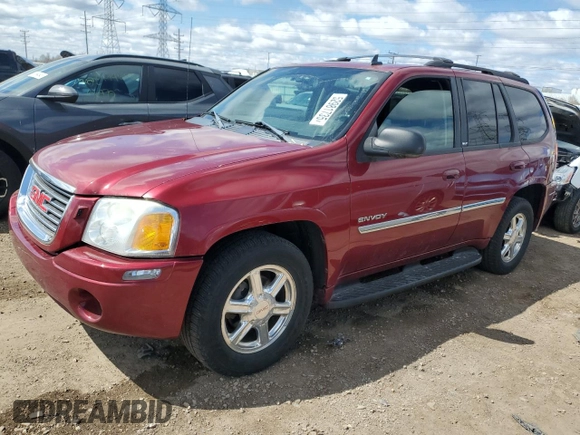 2006 GMC Envoy SLE z VIN 1GKDT13S062310436, wystawiony jako Copart lot #52981735 z przebiegiem 255 225 mil mil oraz Czysty tytuł • Clean title. Historia ofert i sprzedaży dostępna na DreamBid. Obrazek 1.