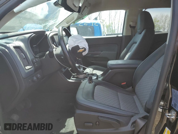 2021 Chevrolet Colorado 4WD Z71 with VIN 1GCGTDEN8M1158037, listed as a Copart auction lot 53803135 with 51,079 mi miles and Non repairable. Bid and sale history available at DreamBid. Image 7.