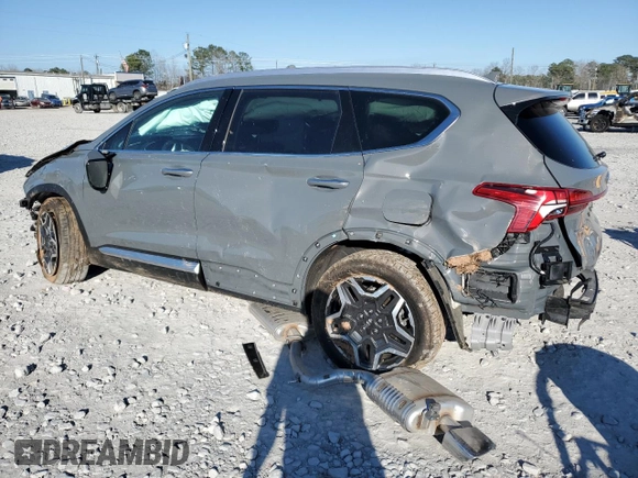 2023 Hyundai Santa Fe Limited with VIN 5NMS44AL7PH486152, listed as a Copart auction lot 46529495 with 0 mi miles and Salvage Title. Bid and sale history available at carsss.com. Image 2.