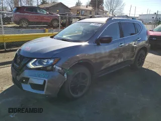 2018 Nissan Rogue SV with VIN 5N1AT2MV1JC804414, listed as a Copart auction lot 47134585 with 69,364 mi miles and Salvage Title. Bid and sale history available at carsss.com. Image 1.