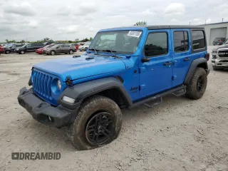 2021 Jeep Wrangler Unlimited 80th Anniversary with VIN 1C4HJXDN1MW839902, listed as a Copart auction lot 55241155 with 56,721 mi miles and Salvage title. Bid and sale history available at DreamBid. Image 1.