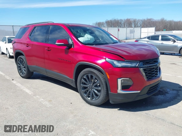 2023 Chevrolet Traverse RS with VIN 1GNEVJKW8PJ234669, listed as a IAAI auction lot 41868166 with 93,737 mi miles and . Bid and sale history available at DreamBid. Image 1.