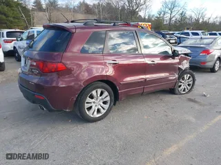 2010 Acura RDX Tech Pkg with VIN 5J8TB1H57AA001303, listed as a IAAI auction lot 41260059 with 217,546 mi miles. Bid and sale history available at carsss.com. Image 4.