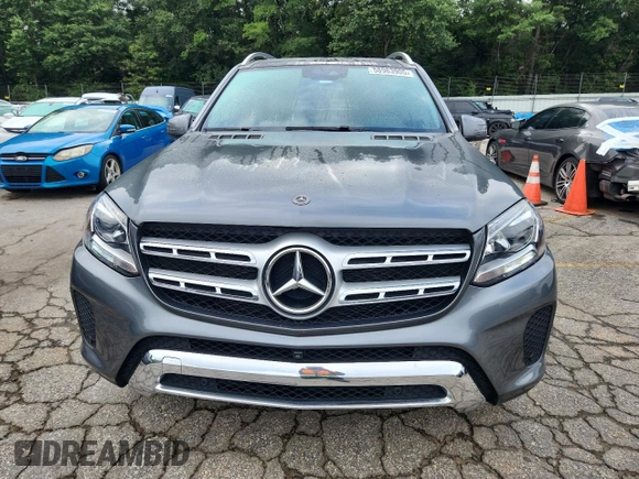 2017 Mercedes-Benz GLS 450 with VIN 4JGDF6EE3HA987637, listed as a Copart auction lot 58963905 with 67,890 mi miles and Salvage title. Bid and sale history available at DreamBid. Image 5.