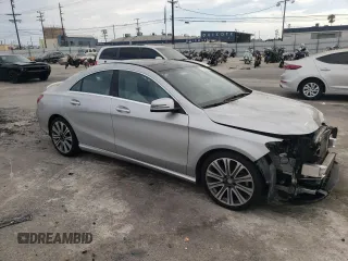 2018 Mercedes-Benz CLA with VIN WDDSJ4EB2JN616638, listed as a Copart auction lot 62434223 with 63,159 mi miles. Bid and sale history available at carsss.com. Image 4.