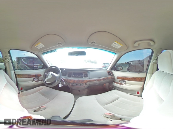 2008 Mercury Grand Marquis GS with VIN 2MEFM74V88X660411, listed as a Copart auction lot 53467695 with Not Provided miles and Salvage Title. Bid and sale history available at DreamBid. Image 12.