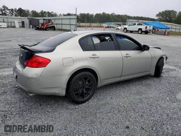 2008 Infiniti G35 x with VIN JNKBV61F28M261648, listed as a Copart auction lot 73111594 with Not Provided miles and Salvage Title. Bid and sale history available at DreamBid. Image 3.
