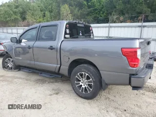 2022 Nissan Titan S with VIN 1N6AA1EC9NN106299, listed as a Copart auction lot 58061355 with 49,910 mi miles and Salvage title. Bid and sale history available at DreamBid. Image 2.