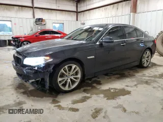 2015 BMW 5 Series 535i xDrive with VIN WBA5B3C58FD545838, listed as a Copart auction lot 51461435 with 124,802 mi miles and Salvage Title. Bid and sale history available at carsss.com. Image 1.