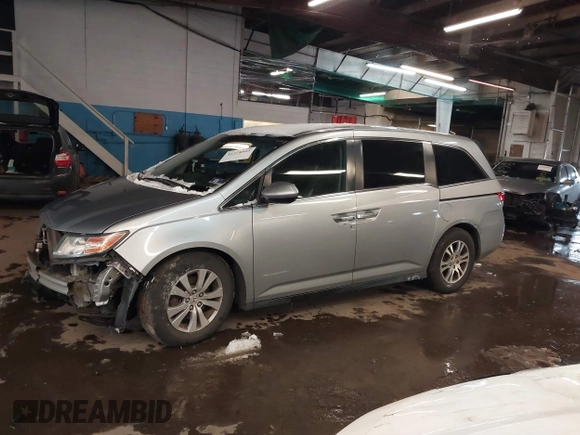 2017 Honda Odyssey EX-L with VIN 5FNRL5H62HB008134, listed as a IAAI auction lot 41378943 with 197,937 mi miles and . Bid and sale history available at DreamBid. Image 14.