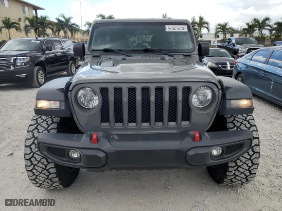 2019 Jeep Wrangler Unlimited Rubicon with VIN 1C4HJXFN1KW505315, listed as a Copart auction lot 47321275 with 57,497 mi miles and Clean Title. Bid and sale history available at carsss.com. Image 5.