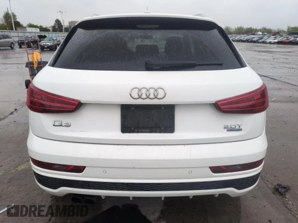 2016 Audi Q3 Prestige with VIN WA1GFCFS1GR023858, listed as a Copart auction lot 55847955 with 181,972 mi miles and Salvage title. Bid and sale history available at DreamBid. Image 6.