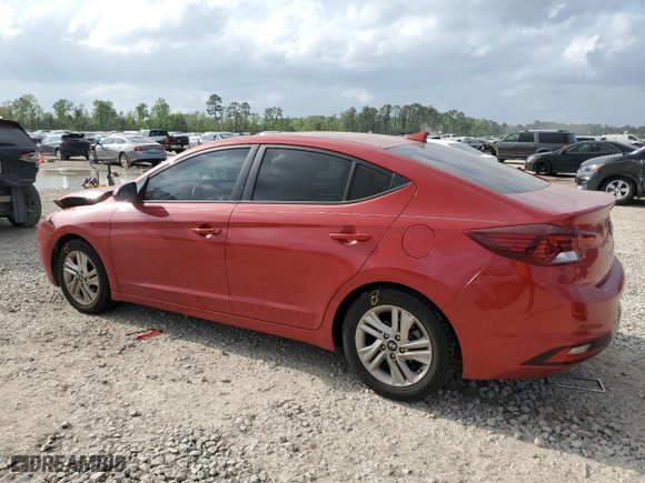 2020 Hyundai Elantra Value Edition with VIN 5NPD84LF7LH523332, listed as a Copart auction lot 51592875 with 47,650 mi miles and Salvage Title. Bid and sale history available at carsss.com. Image 2.