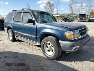 2001 Ford Explorer XLT with VIN 1FMZU63PX1ZA74123, listed as a Copart auction lot 75094814 with Not provided miles and Salvage title. Bid and sale history available at DreamBid. Image 4.