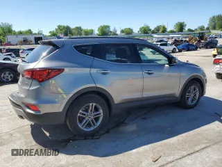 2017 Hyundai Santa Fe 2.4L z VIN 5NMZU3LB2HH025486, wystawiony jako Copart lot #58055185 z przebiegiem 120 364 mil mil oraz Szkoda całkowita • Salvage title. Historia ofert i sprzedaży dostępna na DreamBid. Obrazek 3.