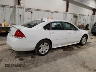 2012 Chevrolet Impala LT Retail with VIN 2G1WB5E39C1212420, listed as a Copart auction lot 55422405 with 197,252 mi miles and Non Repairable. Bid and sale history available at DreamBid. Image 3.