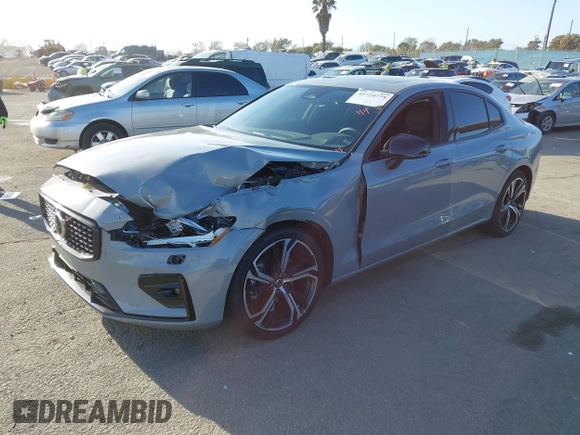 2024 Volvo S60 Core Dark Theme with VIN 7JRL12TK4RG309303, listed as a IAAI auction lot 41724775 with 7,061 mi miles and . Bid and sale history available at DreamBid. Image 2.