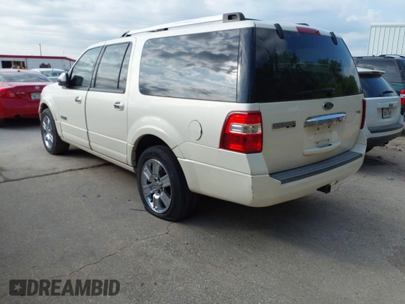 2008 Ford Expedition EL Limited with VIN 1FMFK19538LA60899, listed as a IAAI auction lot 41919759 with 238,296 mi miles. Bid and sale history available at carsss.com. Image 3.