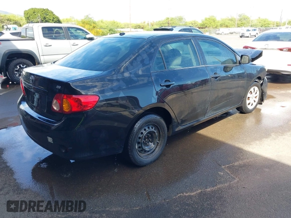 2009 Toyota Corolla with VIN 1NXBU40EX9Z092025, listed as a IAAI auction lot 41529599 with Not Provided miles. Bid and sale history available at carsss.com. Image 4.