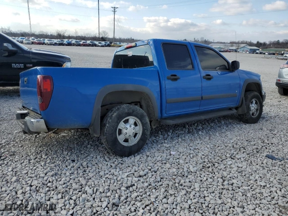 2007 Chevrolet Colorado LT w/1LT with VIN 1GCDT13EX78218481, listed as a Copart auction lot 47930255 with 0 mi miles and Salvage Title. Bid and sale history available at carsss.com. Image 3.