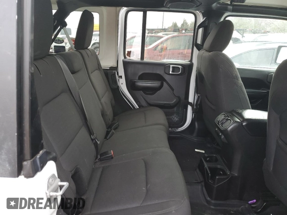 2019 Jeep Wrangler Unlimited Sport with VIN 1C4HJXDG0KW506153, listed as a Copart auction lot 42191625 with 81,954 mi miles and Salvage title. Bid and sale history available at DreamBid. Image 10.