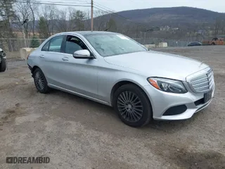 2015 Mercedes-Benz C-Class C 300 Luxury with VIN 55SWF4KBXFU017542, listed as a IAAI auction lot 41909899 with 119,810 mi miles. Bid and sale history available at carsss.com. Image 1.