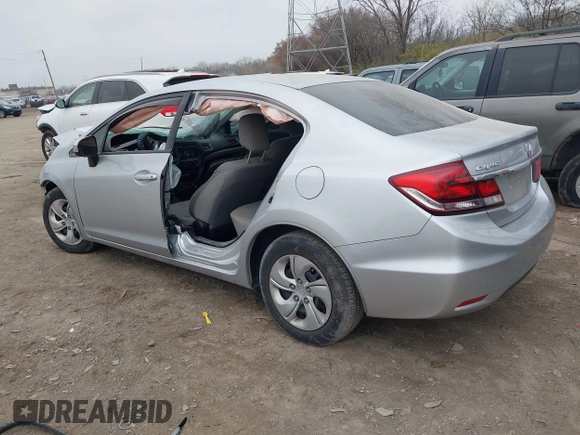 2014 Honda Civic LX z VIN 19XFB2F55EE210725, wystawiony jako IAAI lot #40973483 z przebiegiem 47 366 mil mil oraz . Historia ofert i sprzedaży dostępna na DreamBid. Obrazek 3.