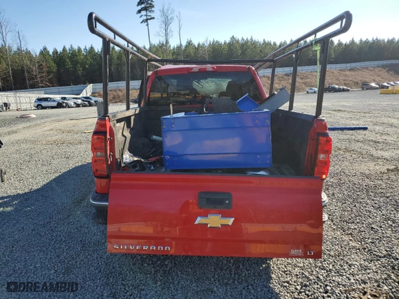 2018 Chevrolet Silverado 1500 LT with VIN 3GCUKREC6JG587563, listed as a Copart auction lot 84720984 with 0 mi miles and Salvage Title. Bid and sale history available at carsss.com. Image 6.
