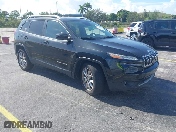 2014 Jeep Cherokee Limited with VIN 1C4PJLDS9EW217074, listed as a IAAI auction lot 42705468 with 144,007 mi miles and . Bid and sale history available at DreamBid. Image 1.