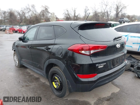 2018 Hyundai Tucson SE with VIN KM8J23A48JU794382, listed as a IAAI auction lot 41947971 with 69,615 mi miles. Bid and sale history available at carsss.com. Image 3.