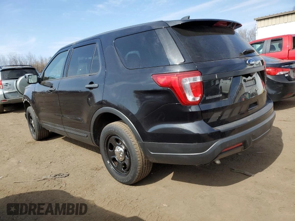 2019 Ford Police Interceptor Utility z VIN 1FM5K8AR8KGB23045, wystawiony jako Copart lot #43536005 z przebiegiem 93 164 mil mil oraz Szkoda całkowita • Salvage title. Historia ofert i sprzedaży dostępna na DreamBid. Obrazek 2.