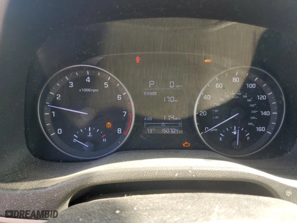 2017 Hyundai Elantra SE with VIN 5NPD74LF5HH113638, listed as a Copart auction lot 84103404 with 150,704 mi miles and Salvage Title. Bid and sale history available at carsss.com. Image 9.