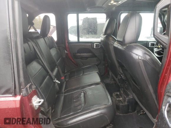 2021 Jeep Wrangler Unlimited Sahara с VIN 1C4JJXP6XMW676754, выставлен на аукционе Copart как лот 58538655 с пробегом 49 785 миль миль и Списание • Salvage title. История ставок и продаж доступна на DreamBid. Изображение 11.