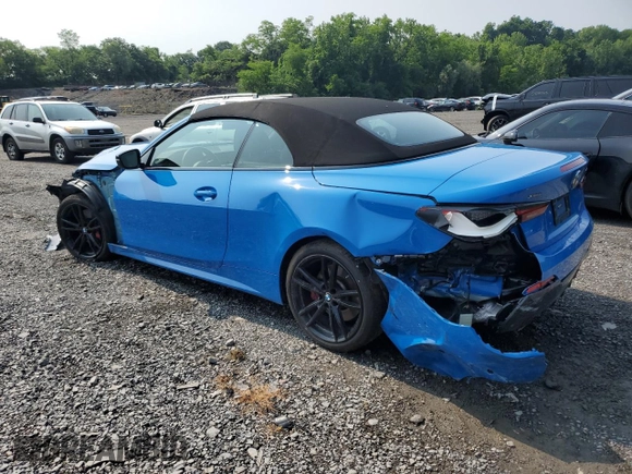 2023 BMW 4 Series 430i xDrive with VIN WBA43AT01PCM32225, listed as a Copart auction lot 60509935 with 25,769 mi miles and Salvage title. Bid and sale history available at DreamBid. Image 2.