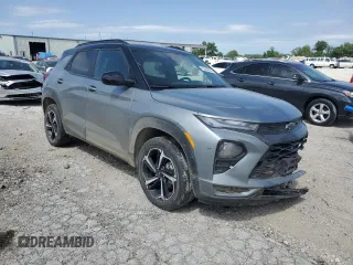 2023 Chevrolet TrailBlazer RS with VIN KL79MUSL8PB203711, listed as a Copart auction lot 55464504 with Not Provided miles and Salvage Title. Bid and sale history available at DreamBid. Image 4.