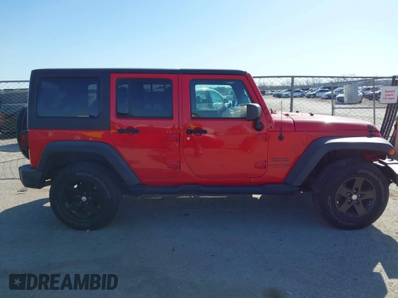 2018 Jeep Wrangler Unlimited Sport with VIN 1C4BJWDG8JL895270, listed as a IAAI auction lot 41770743 with 93,066 mi miles and . Bid and sale history available at DreamBid. Image 13.