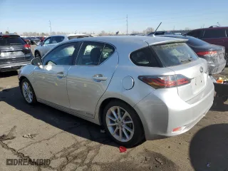 2012 Lexus CT 200h with VIN JTHKD5BH4C2111333, listed as a Copart auction lot 43272215 with 146,246 mi miles and Salvage Title. Bid and sale history available at carsss.com. Image 2.
