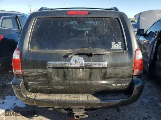 2007 Toyota 4Runner SR5 with VIN JTEBT14R970066177, listed as a Copart auction lot 88509585 with 0 mi miles and Salvage Title. Bid and sale history available at carsss.com. Image 6.