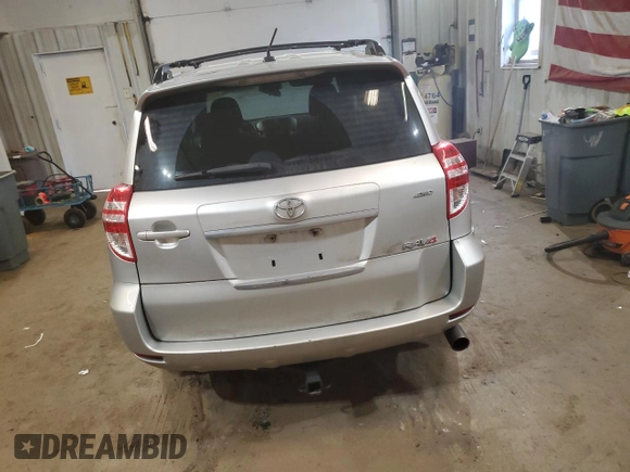 2012 Toyota RAV4 Sport with VIN JTMRK4DV1C5109671, listed as a Copart auction lot 41387435 with 289,810 mi miles and Salvage Title. Bid and sale history available at carsss.com. Image 6.