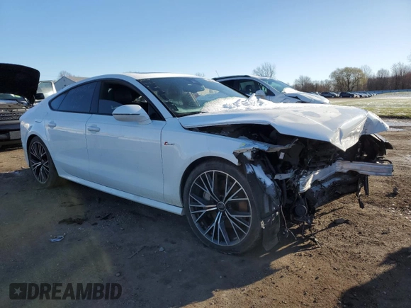 2017 Audi A7 Prestige with VIN WAU22AFC3HN026937, listed as a Copart auction lot 45937064 with 0 mi miles. Bid and sale history available at carsss.com. Image 4.