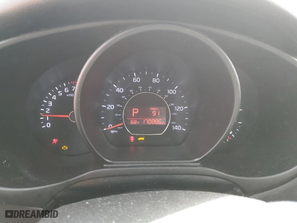 2016 Kia Soul with VIN KNDJN2A29G7334644, listed as a Copart auction lot 48418145 with 170,886 mi miles and Salvage Title. Bid and sale history available at carsss.com. Image 9.