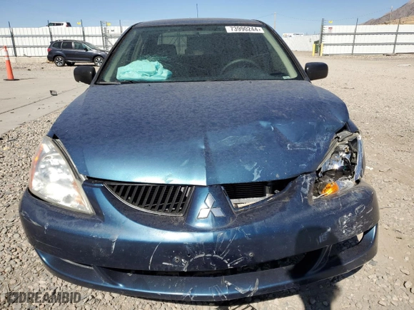 2005 Mitsubishi Lancer ES with VIN JA3AJ26E65U048830, listed as a Copart auction lot 73990244 with 166,510 mi miles and Salvage Title. Bid and sale history available at carsss.com. Image 5.
