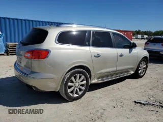 2013 Buick Enclave Premium with VIN 5GAKVDKD5DJ206207, listed as a Copart auction lot 48143855 with 145,341 mi miles and Salvage Title. Bid and sale history available at DreamBid. Image 3.