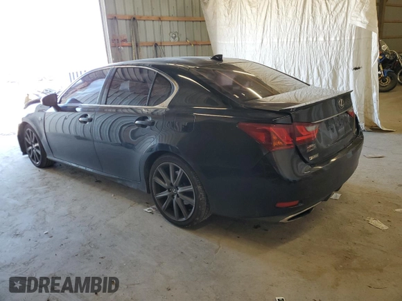 2015 Lexus GS 350 with VIN JTHBE1BLXFA017638, listed as a Copart auction lot 41739114 with 147,333 mi miles and Salvage Title. Bid and sale history available at carsss.com. Image 2.