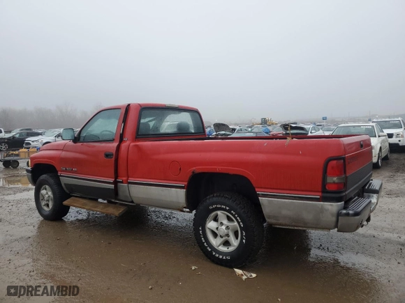 1997 Dodge Ram 1500 with VIN 1B7HF16Z5VJ519902, listed as a Copart auction lot 86356134 with 191,147 mi miles and Salvage Title. Bid and sale history available at carsss.com. Image 2.