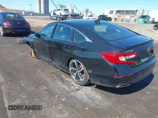 2019 Honda Accord Sedan Sport 1.5T with VIN 1HGCV1F36KA142258, listed as a IAAI auction lot 41811980 with 91,424 mi miles. Bid and sale history available at carsss.com. Image 3.