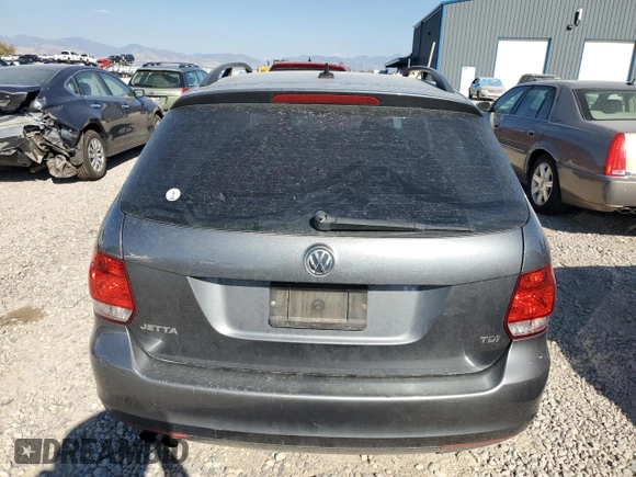 2012 Volkswagen Jetta SportWagen TDI with VIN 3VWPL7AJ9CM658792, listed as a Copart auction lot 70243094 with 107,467 mi miles and Salvage Title. Bid and sale history available at carsss.com. Image 6.